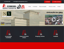 Tablet Screenshot of ferreiraengenharia.com.br